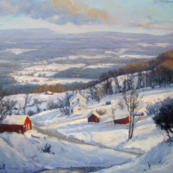 Snow Swept Afternoon at Cunningham Farms SOLD
