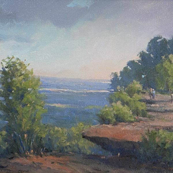 Painters at the Catskill Mountain House Ledge