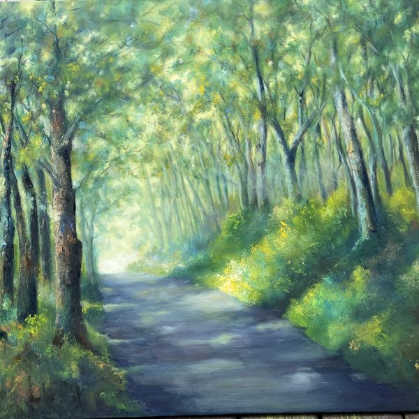 Morning Walk Morning Walk 30" x 40" Oil on Canvas
