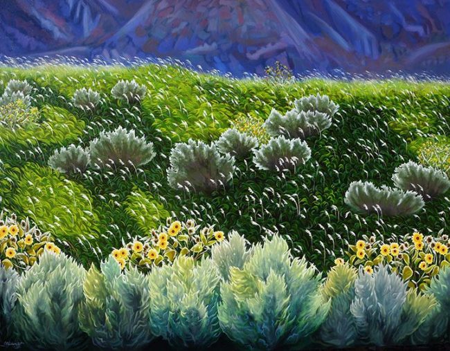 Grassy Hillside on the Way to Golden