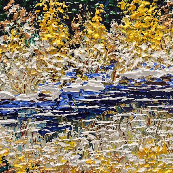 Autumn Reflections of Color Autumn Reflections of Color 40" x 20" Acrylic on Canvas