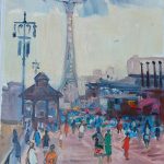 Coney Island Ilya Lerner 16 x 12
